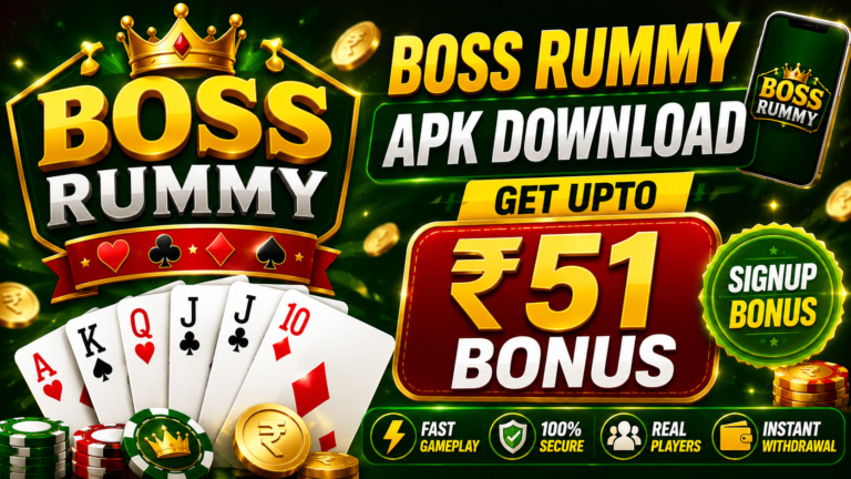 Boss Rummy APK Download | Get Upto ₹51 Bonus
