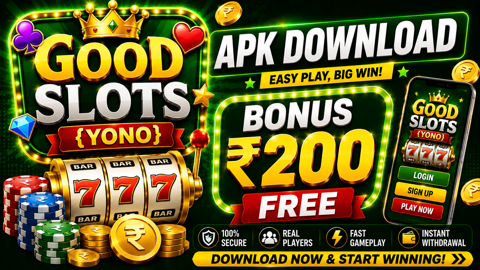 Good Slots Apk Download {YONO} BONUS ₹200 FREE