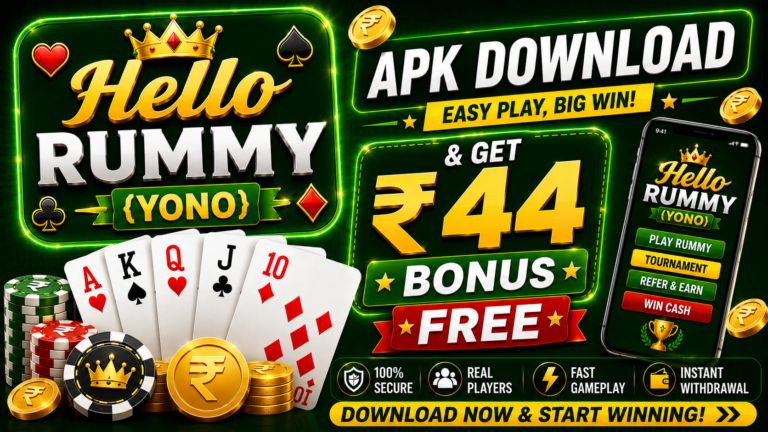 Hello Rummy (Yono) Apk Download & Get ₹44 Bonus Free